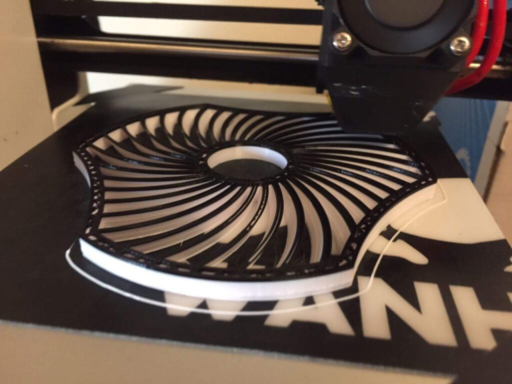 3D printed fan