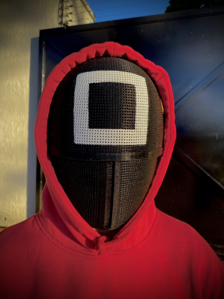 3D printed squid games mask